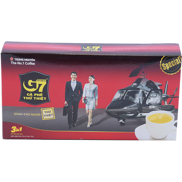Cà Phê G7 3IN1 Hộp 21 Gói*16G