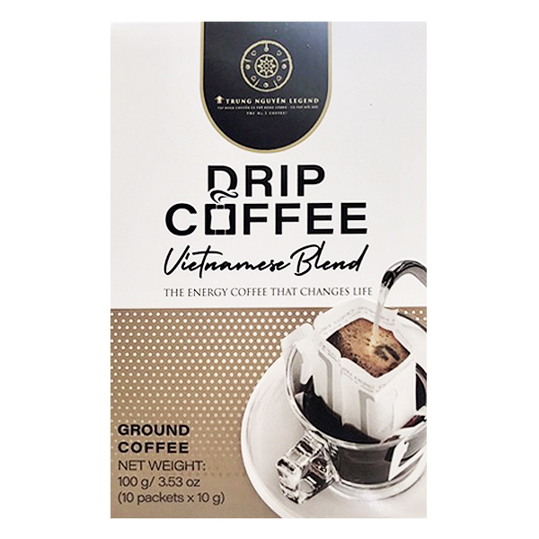 Cà Phê Phin Giấy Trung Nguyên Vietnamese Blend 10 Gói*10G
