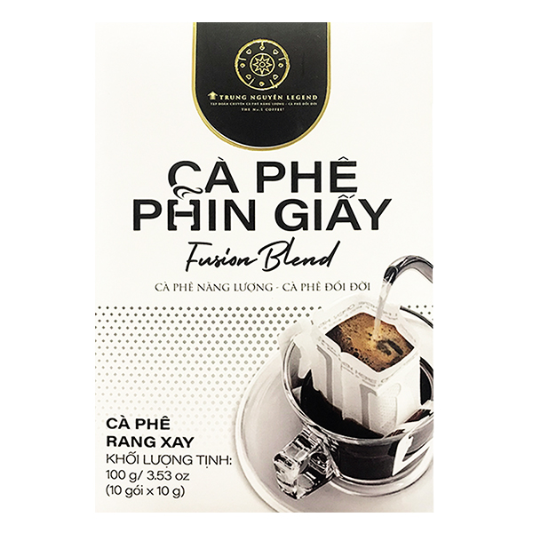 Cà Phê Phin Giấy Trung Nguyên Fusion 10 Gói*10G