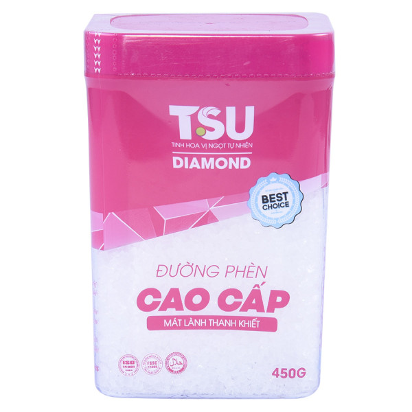 Đường Phèn TSU Diamond Hũ 450G 