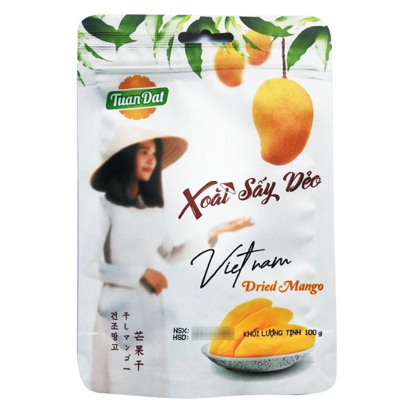 Xoài Sấy Dẻo Tuấn Đạt Túi 100G