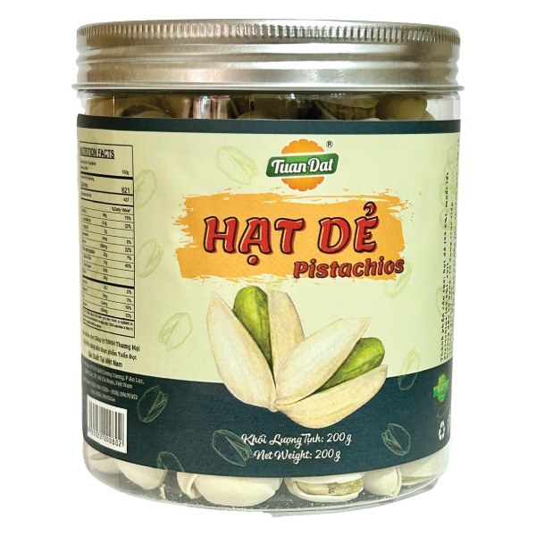 Hạt Dẻ Cười Tuấn Đạt Hộp 200G