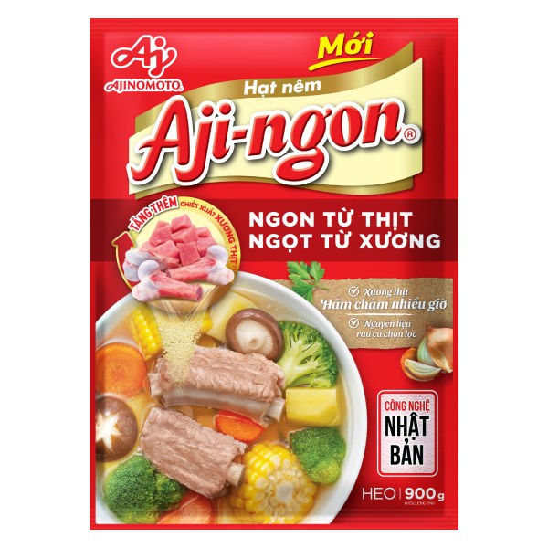Hạt Nêm Aji-Ngon Heo Gói 900G