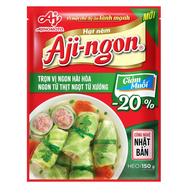 Hạt Nêm Aji-Ngon Heo Giảm Muối 150G