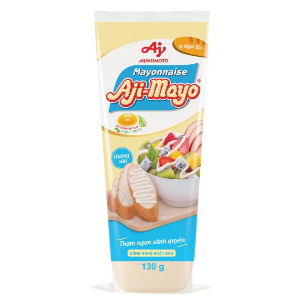 Xốt Mayonnaise Aji-Mayo Ngọt Dịu 130G