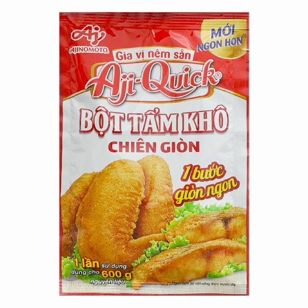 Bột Tẩm Khô Chiên Giòn Aji-Quick Gói 42G