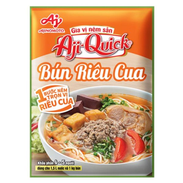 Gia Vị Bún Riêu Cua Aji-Quick Gói 54G