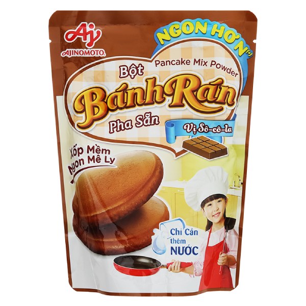 Bột Bánh Rán Pha Sẵn Ajinomoto Vị Socola 200G