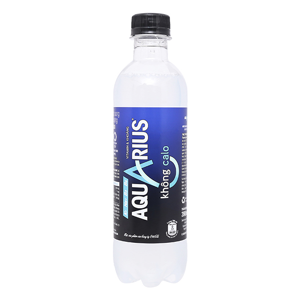 Nước Uống Thể Thao Aquarius Zero Không Đường 390Ml
