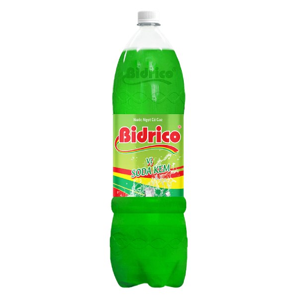 Nước Tăng Lực Bidrico Soda Kem Chai 1.75L