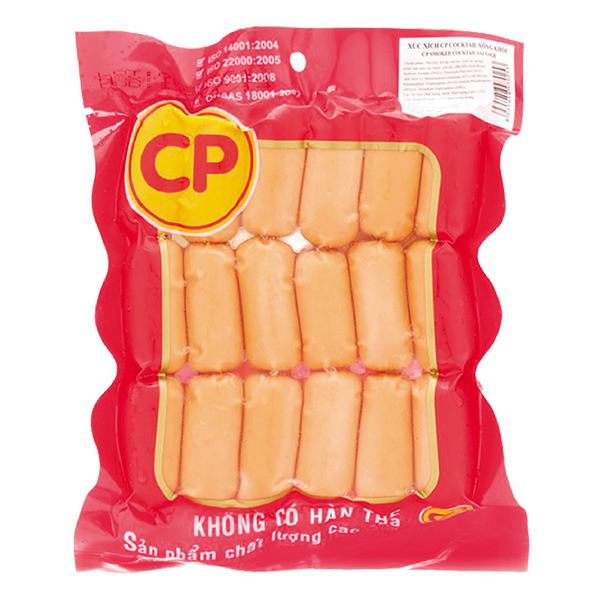 Xúc Xích Cocktail Xông Khói CP Gói 250G