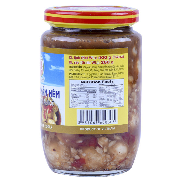 Cà Pháo Mắm Nêm Ngọc Liên 400G
