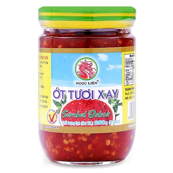 Ớt Tươi Xay Ngọc Liên Hũ 250G