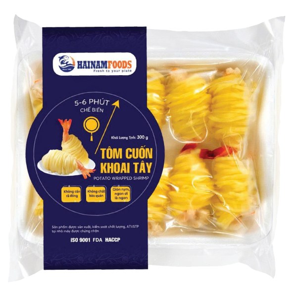 Tôm Cuộn Khoai Tây Hải Nam Foods 300G