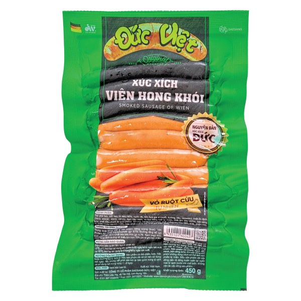 Xúc Xích Viên Đức Việt Xông Khói Gói 450G