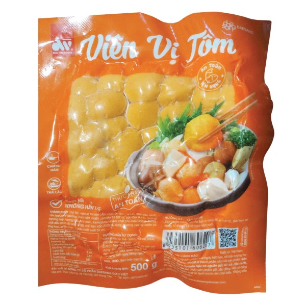 Viên Đức Việt Vị Tôm Gói 500G