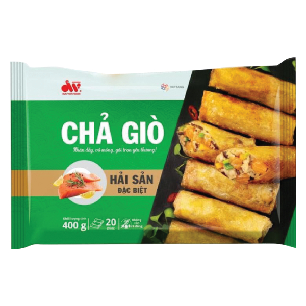 Chả Giò Đức Việt Hải Sản Đặc Biệt 400G