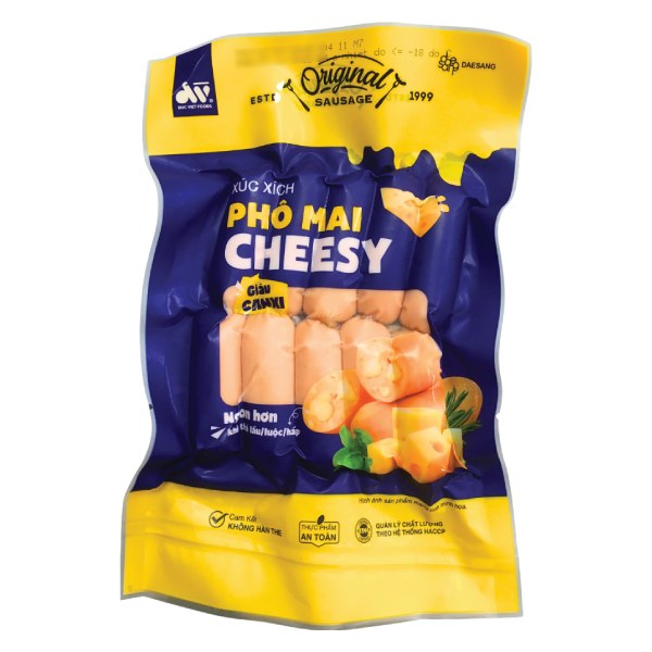 Xúc Xích Phô Mai Đức Việt Cheesy 250G