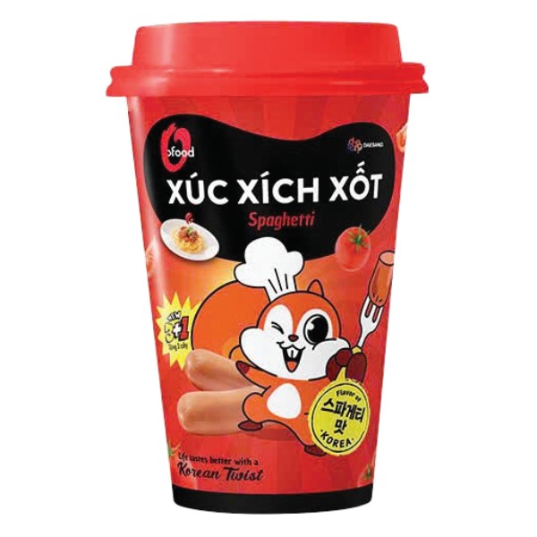 Xúc Xích Lắc Đức Việt Xốt Spaghetti 62G