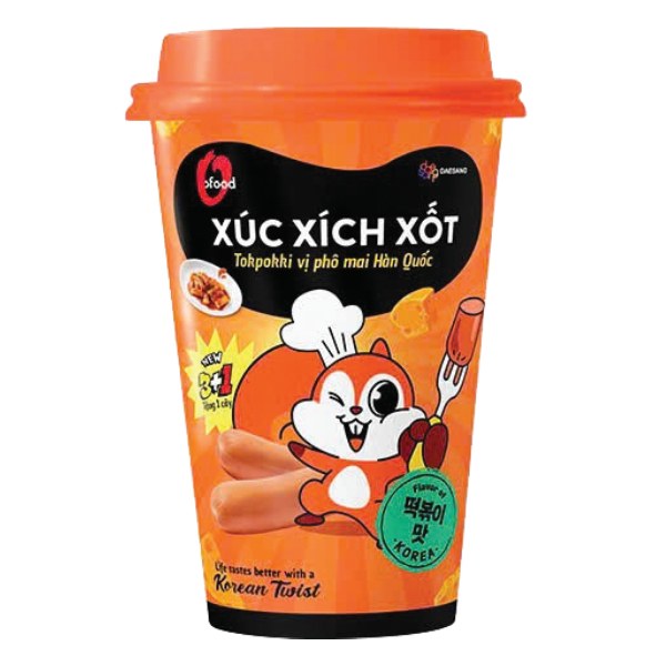Xúc Xích Lắc Phô Mai Đức Việt Xốt Tokpokki 62G
