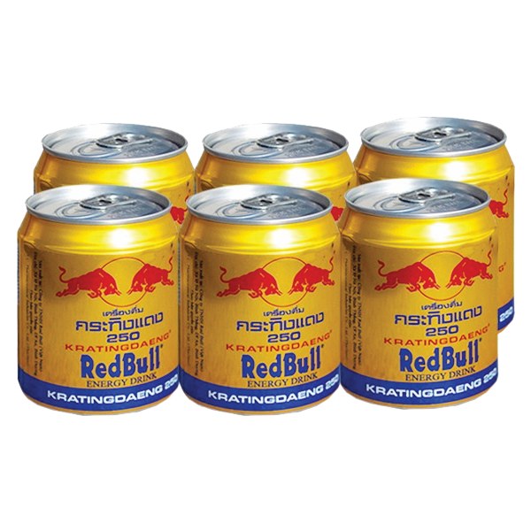 Nước Tăng Lực Redbull Lốc 6 Lon 250Ml