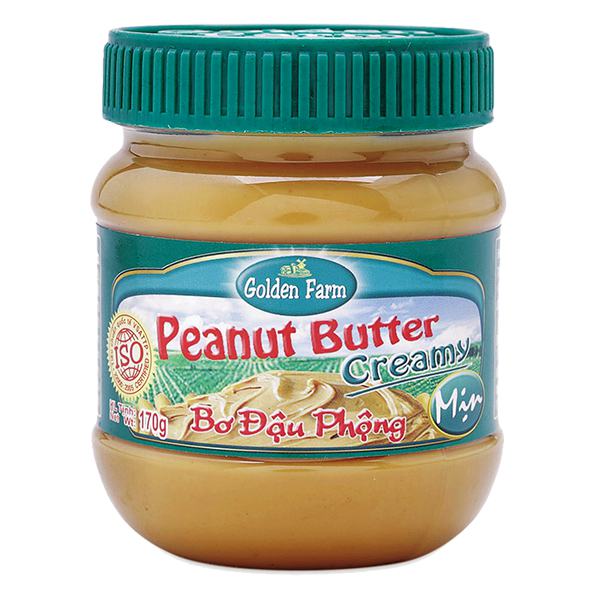 Bơ Đậu Phộng Golden Farm Mịn 170G