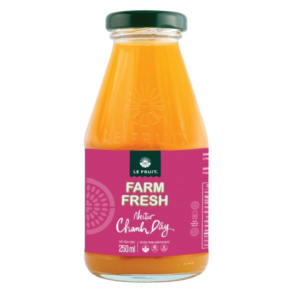 Nước Trái Cây Le Fruit Chanh Dây Chai 250Ml