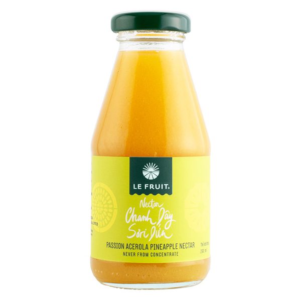 Nước Trái Cây Le Fruit Chanh Dây Sơ Ri Dứa Chai 250Ml