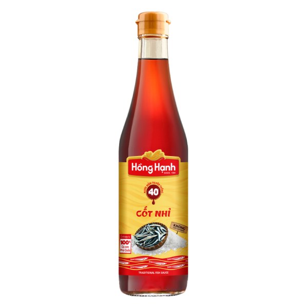 Nước Mắm Hồng Hạnh Cá Cơm Cốt Nhĩ 40N 500Ml