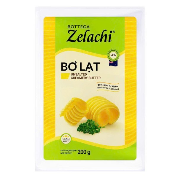 Bơ Lạt Bottega Zelachi 200G