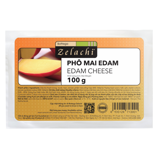Phô Mai Zelachi Edam 100G