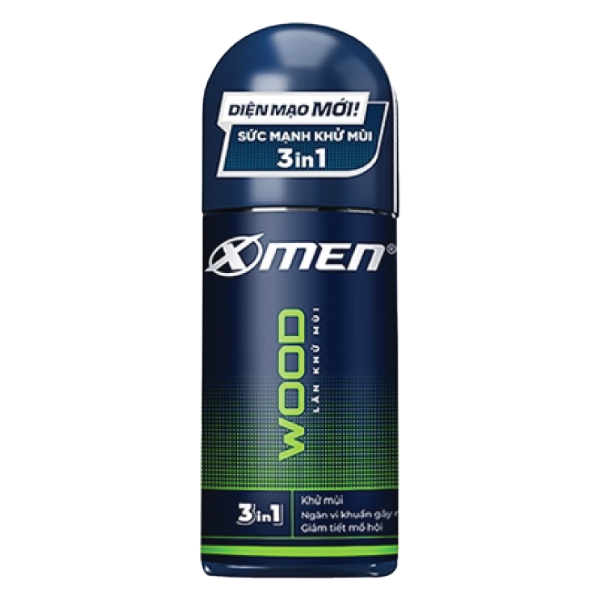 Lăn Khử Mùi Xmen Wood 50Ml