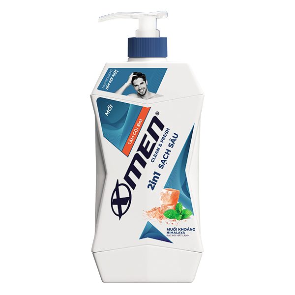 Tắm Gội Xmen Clean & Fresh 2IN1 610G