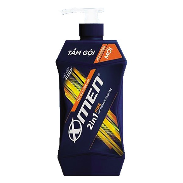 Tắm Gội XMen Nước Hoa 2In Fire Chai 650G
