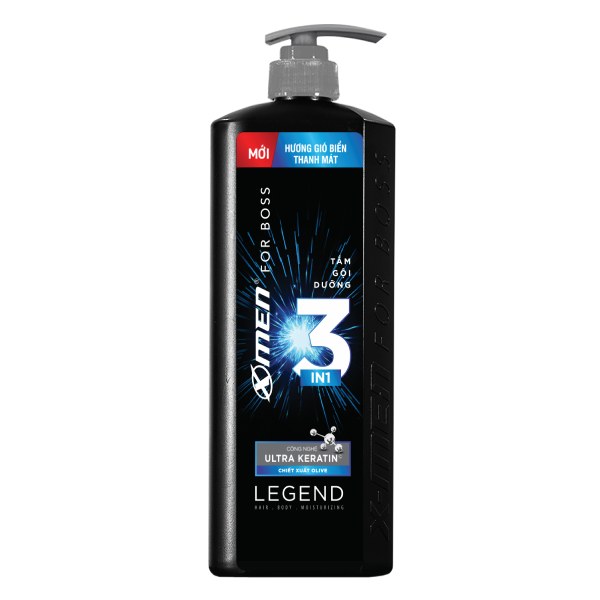 Tắm Gội Dưỡng Xmen For Boss Legend Chai 830G