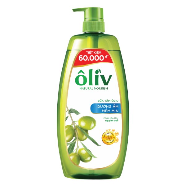 Sữa Tắm Ôliv Mềm Mịn Chai 1L