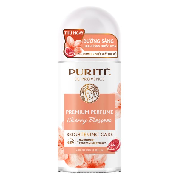 Lăn Khử Mùi Purite Hoa Anh Đào 50Ml
