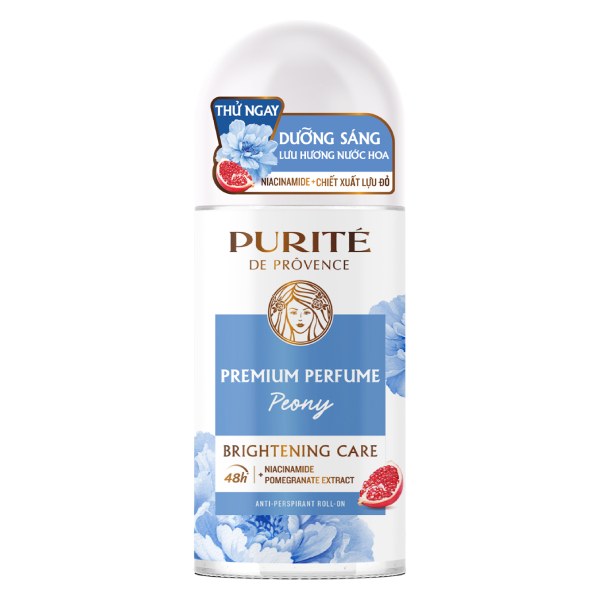 Lăn Khử Mùi Purite Hoa Mẫu Đơn 50Ml 