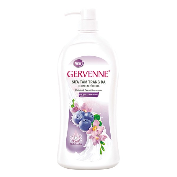 Sữa Tắm Gervenne Nước Hoa Việt Quất Và Lan Nam Phi Chai 1.2L