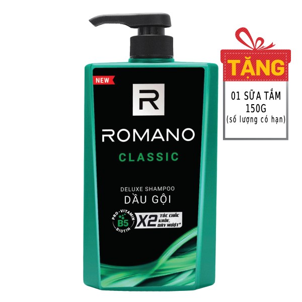 Dầu Gội Romano Classic 650G