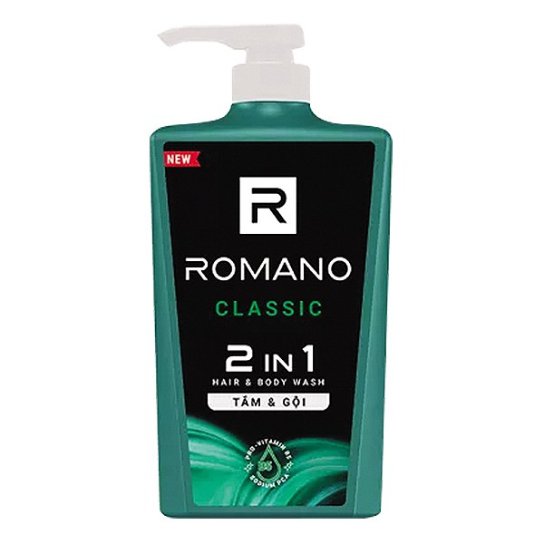 Tắm Gội 2IN1 Romano Classic 650G