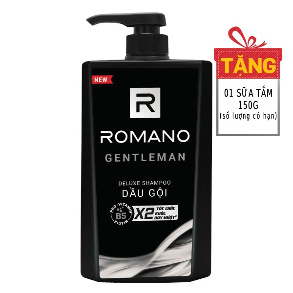 Dầu Gội Romano Gentleman Chai 650G