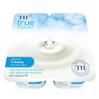 Lốc 4 Sữa Chua Ăn TH True Yogurt Ít Đường 100G