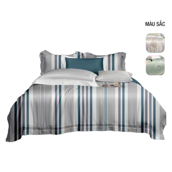 Bộ Drap Gối Tencel Hoa MYM 180*200Cm