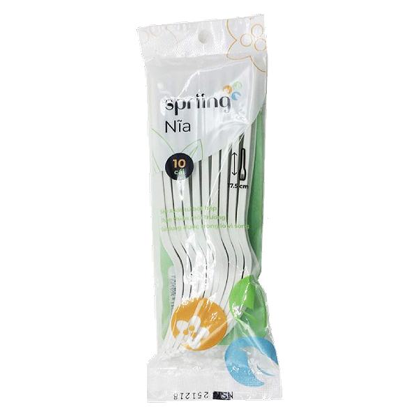 Lốc 10 Nĩa Bột Bắp Spriing 17.5Cm