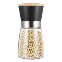 Hũ Xay Tiêu Thủy Tinh Lock&Lock CKO116BLK 70Ml - Màu Đen