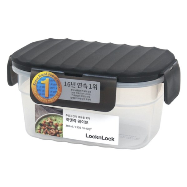 Hộp Nhựa LocknLock Wave LWC201DGRY 380Ml