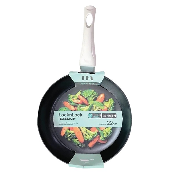 (Only Emartmall) Chảo Chiên Chống Dính Đáy Từ Rose Mary LocknLock CAF2246 22Cm