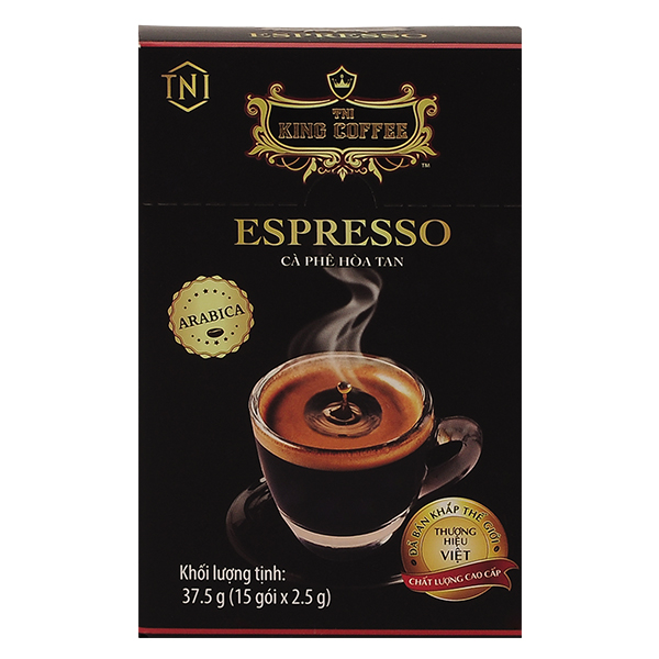 Cà Phê King Coffee 2IN1 Espresso 15 Gói*2.5G