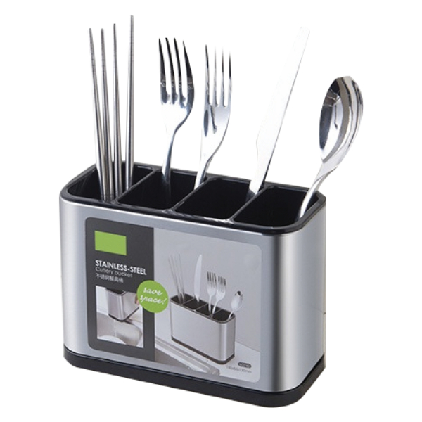 Ống Cắm Muỗng Đũa Inox 4 Ngăn H2740